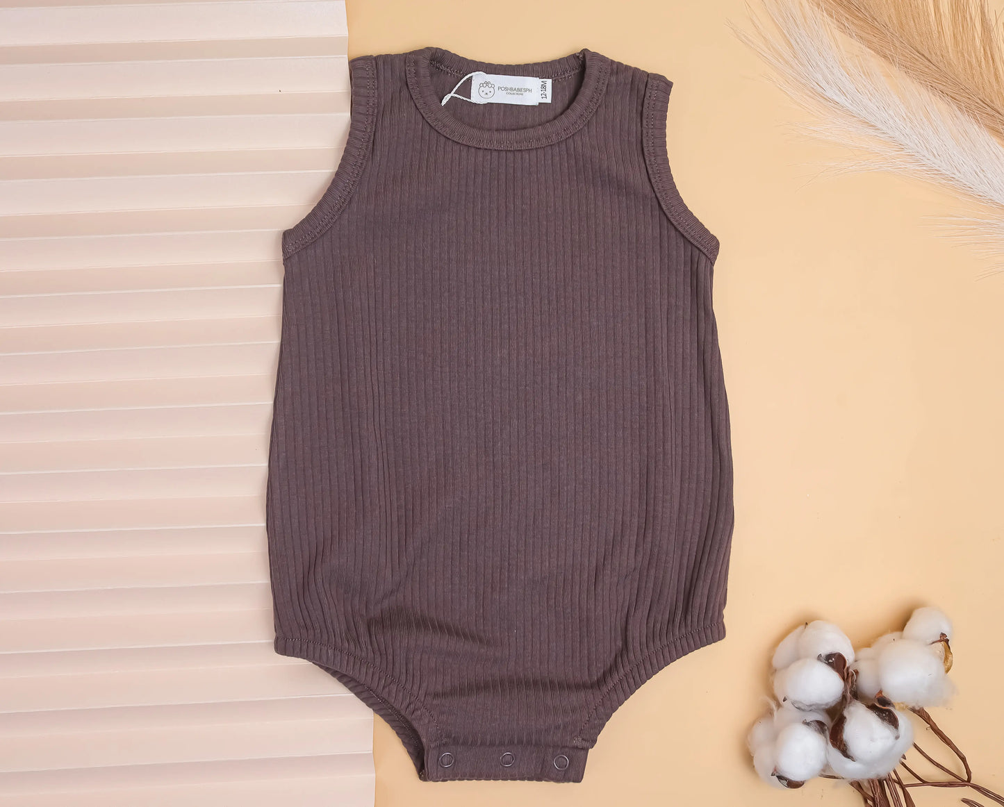 Organic Cotton Sleeveless / Sando Onesies Bodysuit
