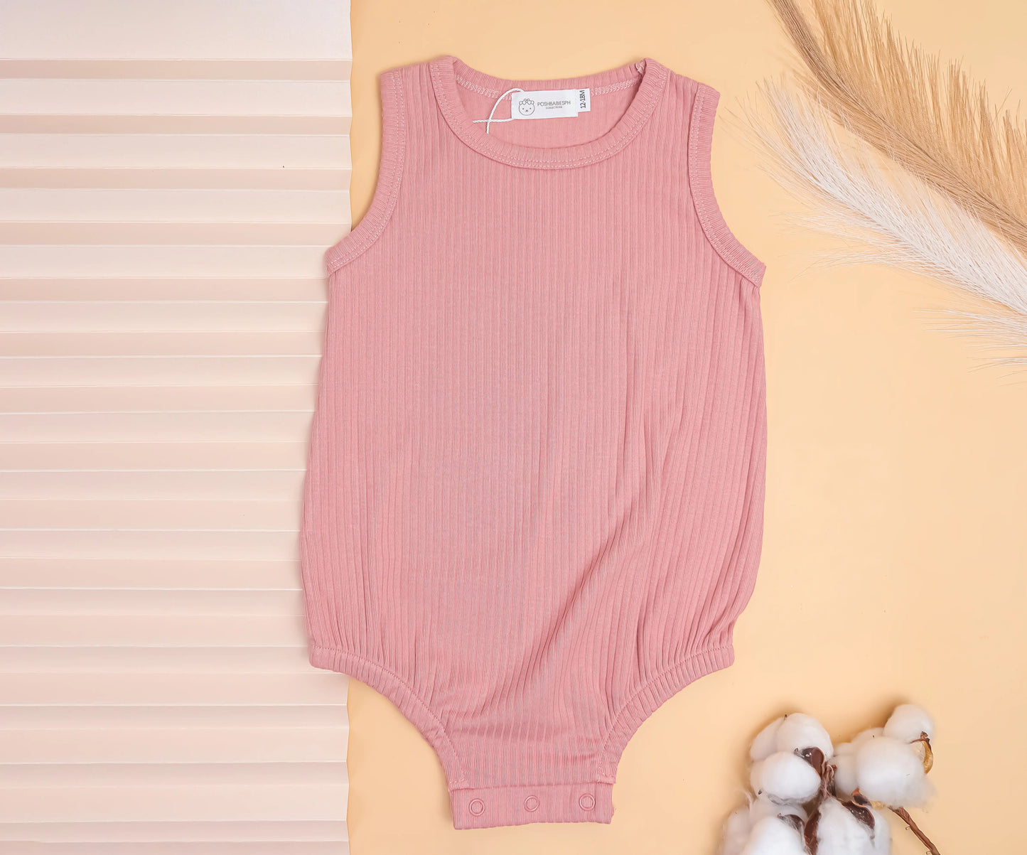 Organic Cotton Sleeveless / Sando Onesies Bodysuit