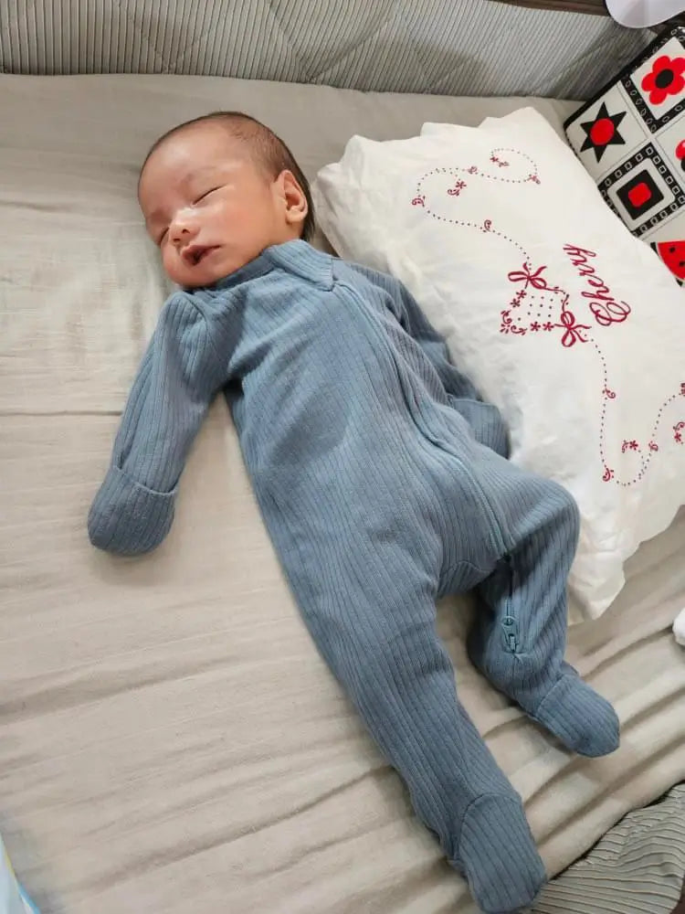Ribbed Footed Sleepsuit