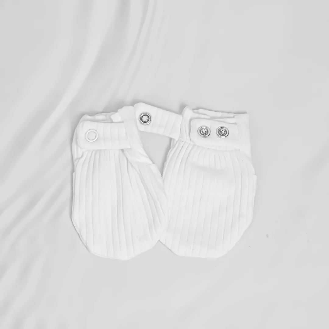 Organic Cotton Booties & Mittens Set