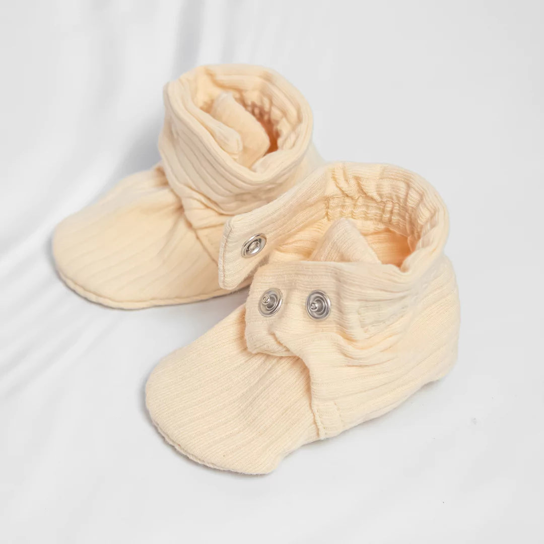 Organic Cotton Booties & Mittens Set