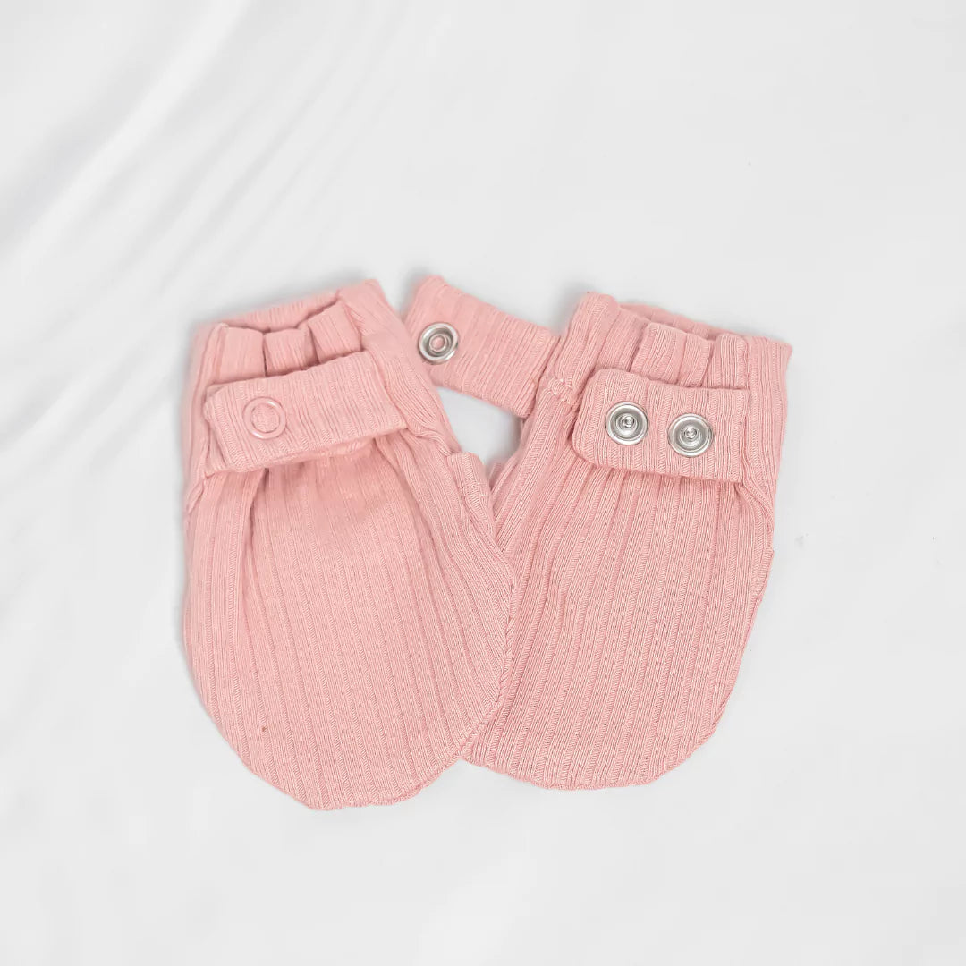 Organic Cotton Booties & Mittens Set