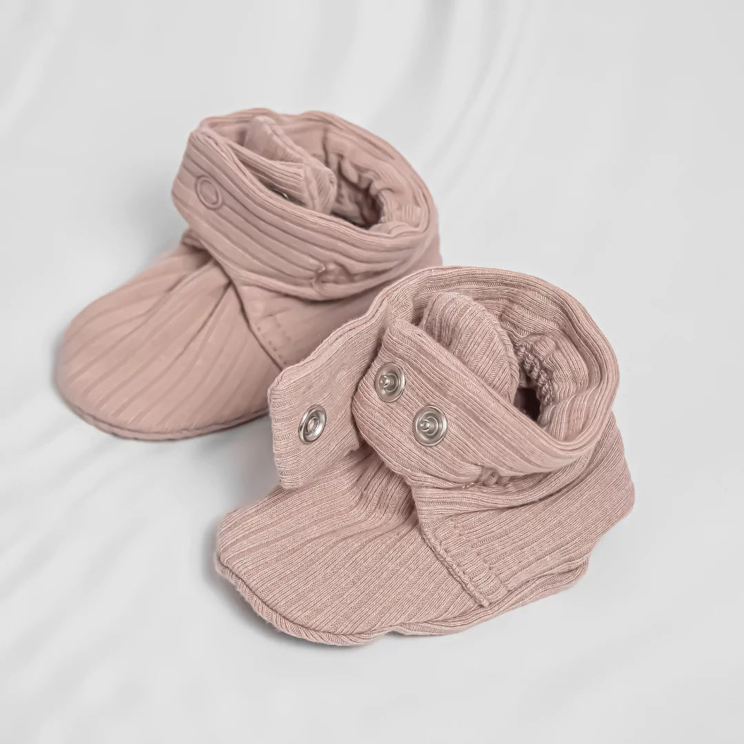 Organic Cotton Booties & Mittens Set
