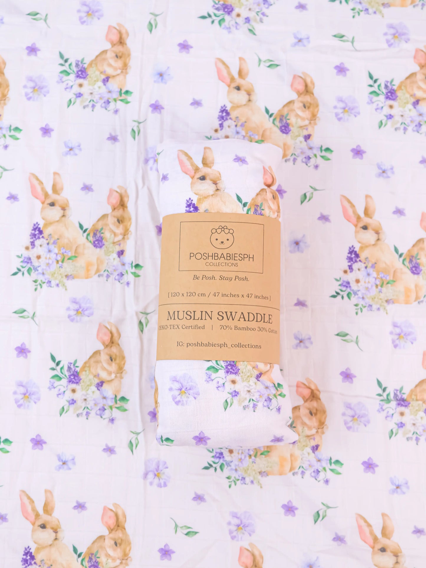 Premium Bamboo Muslin Swaddle