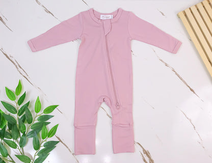 Bamboo Sleepsuit with Foldable Footies and Mittens