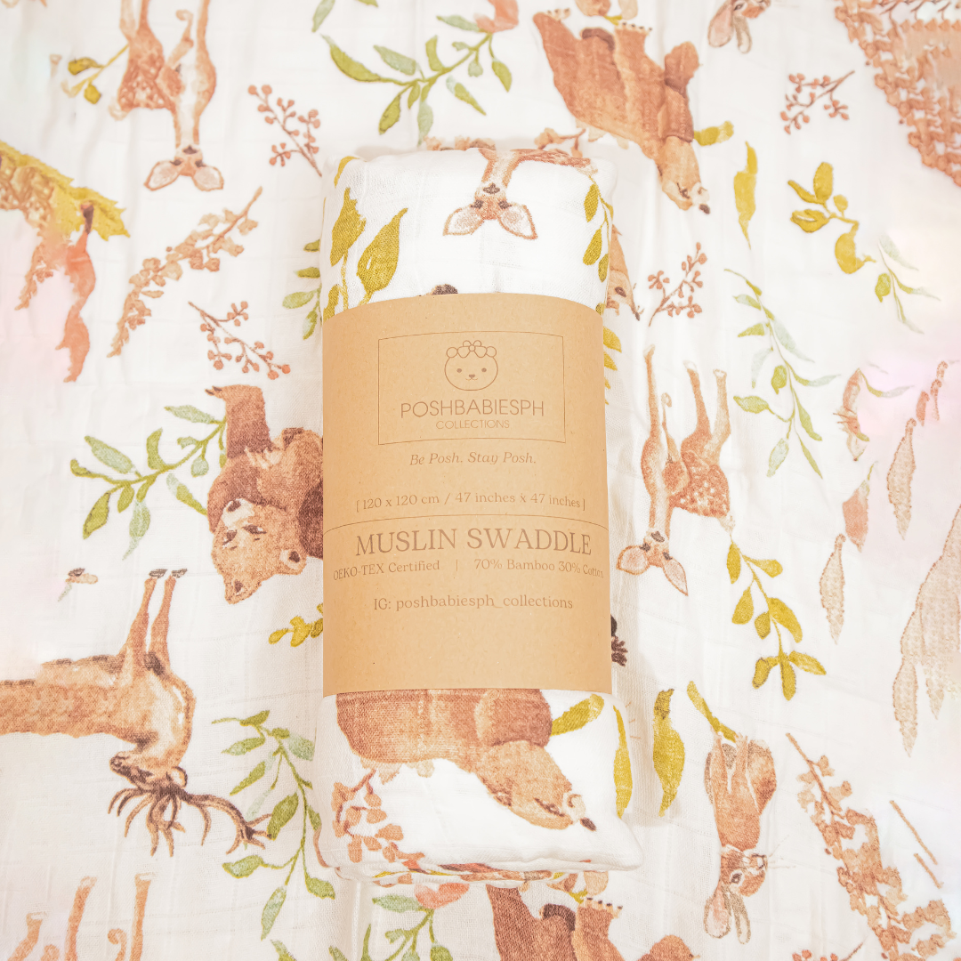 Premium Bamboo Muslin Swaddle