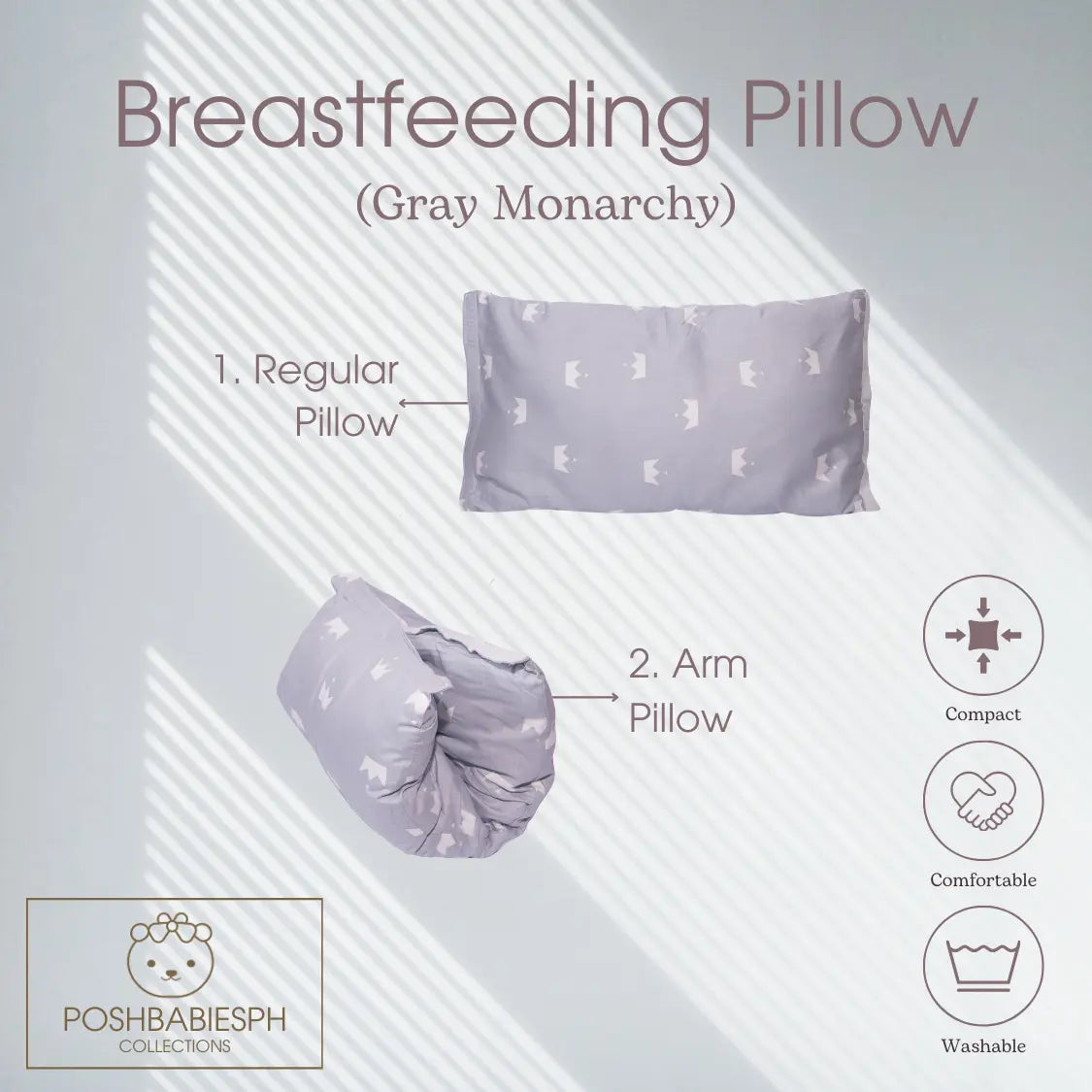 2-in-1 Nursing / Breastfeeding Pillow