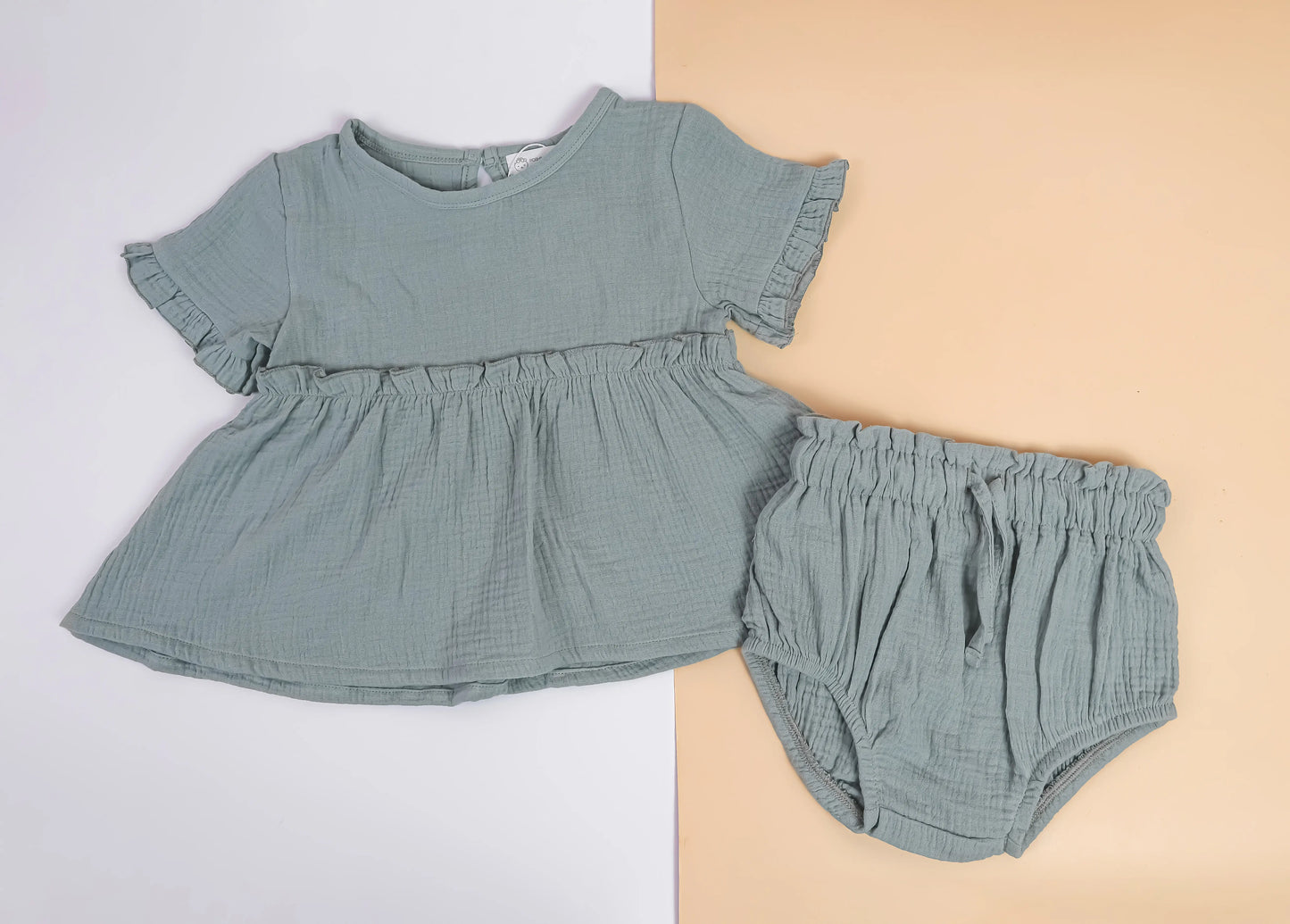 Organic Cotton Muslin Top & Shorts Set