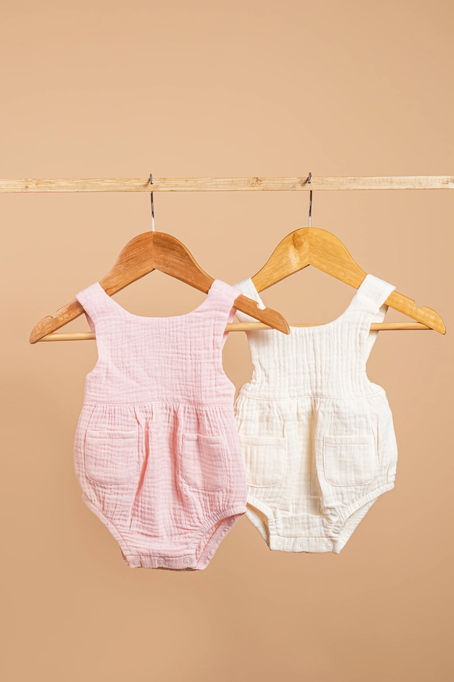 Organic Cotton Muslin Romper for Girls