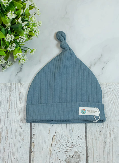 Organic Cotton Ribbed Bonnet