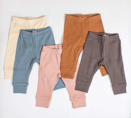 Organic Cotton Unisex Ribbed Pants