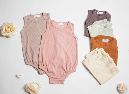 Organic Cotton Sleeveless / Sando Onesies Bodysuit