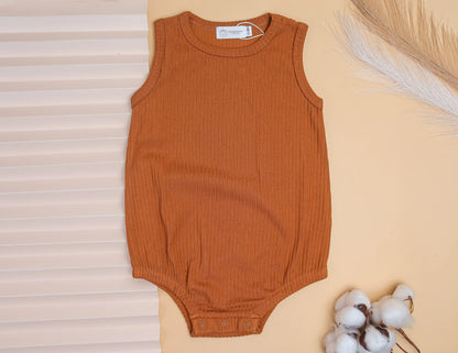 Organic Cotton Sleeveless / Sando Onesies Bodysuit