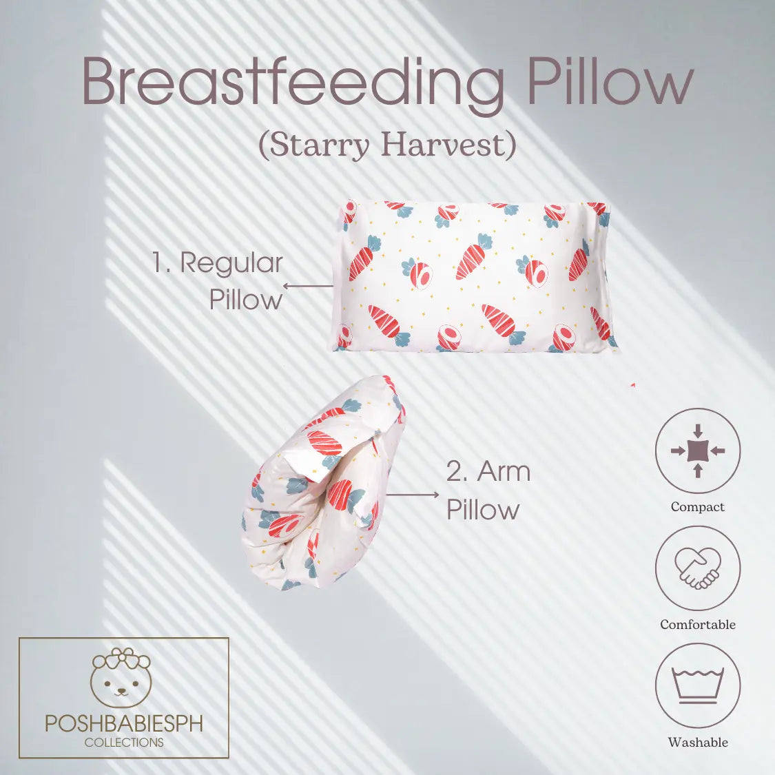 2-in-1 Nursing / Breastfeeding Pillow