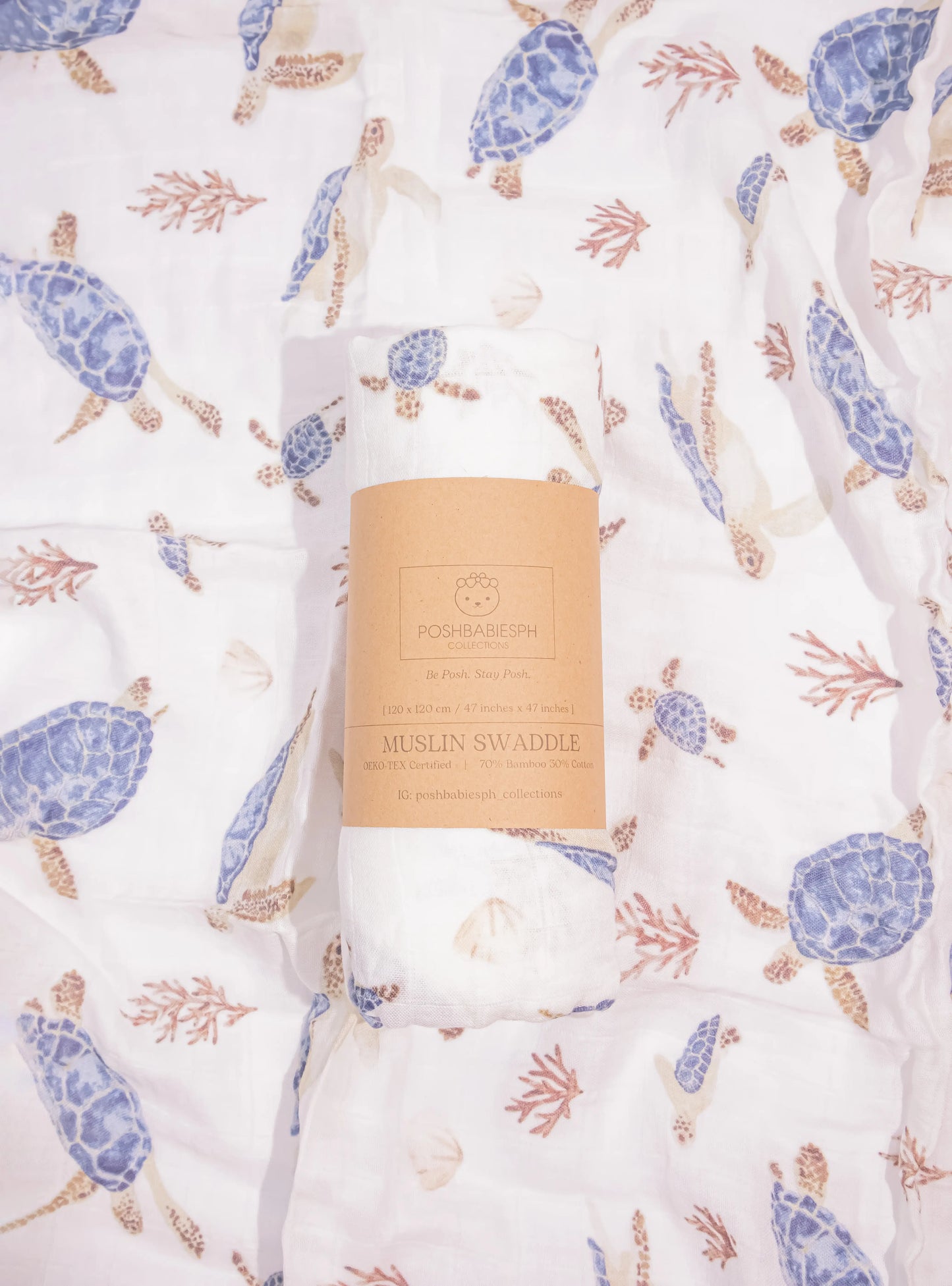 Premium Bamboo Muslin Swaddle