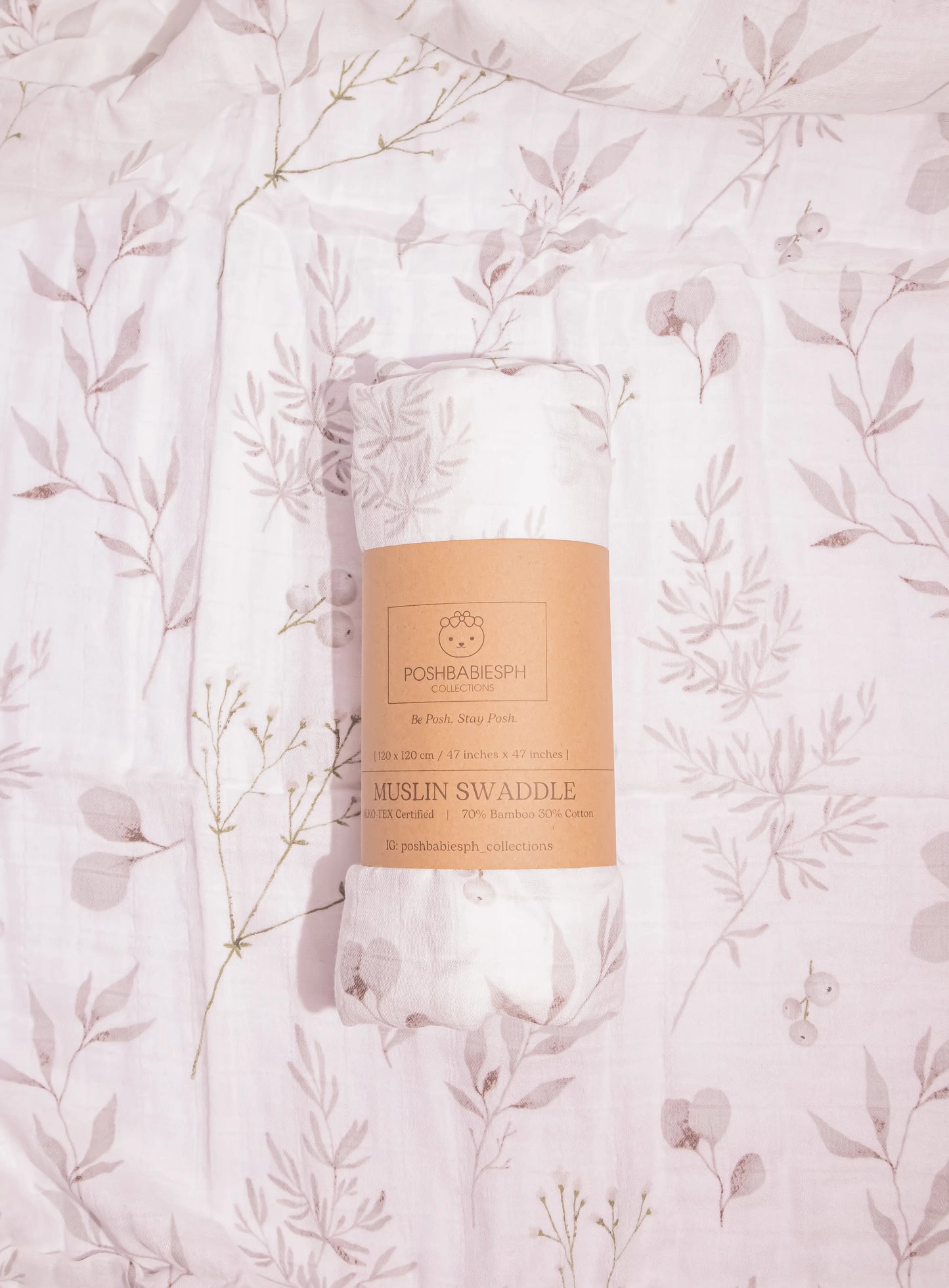 Premium Bamboo Muslin Swaddle