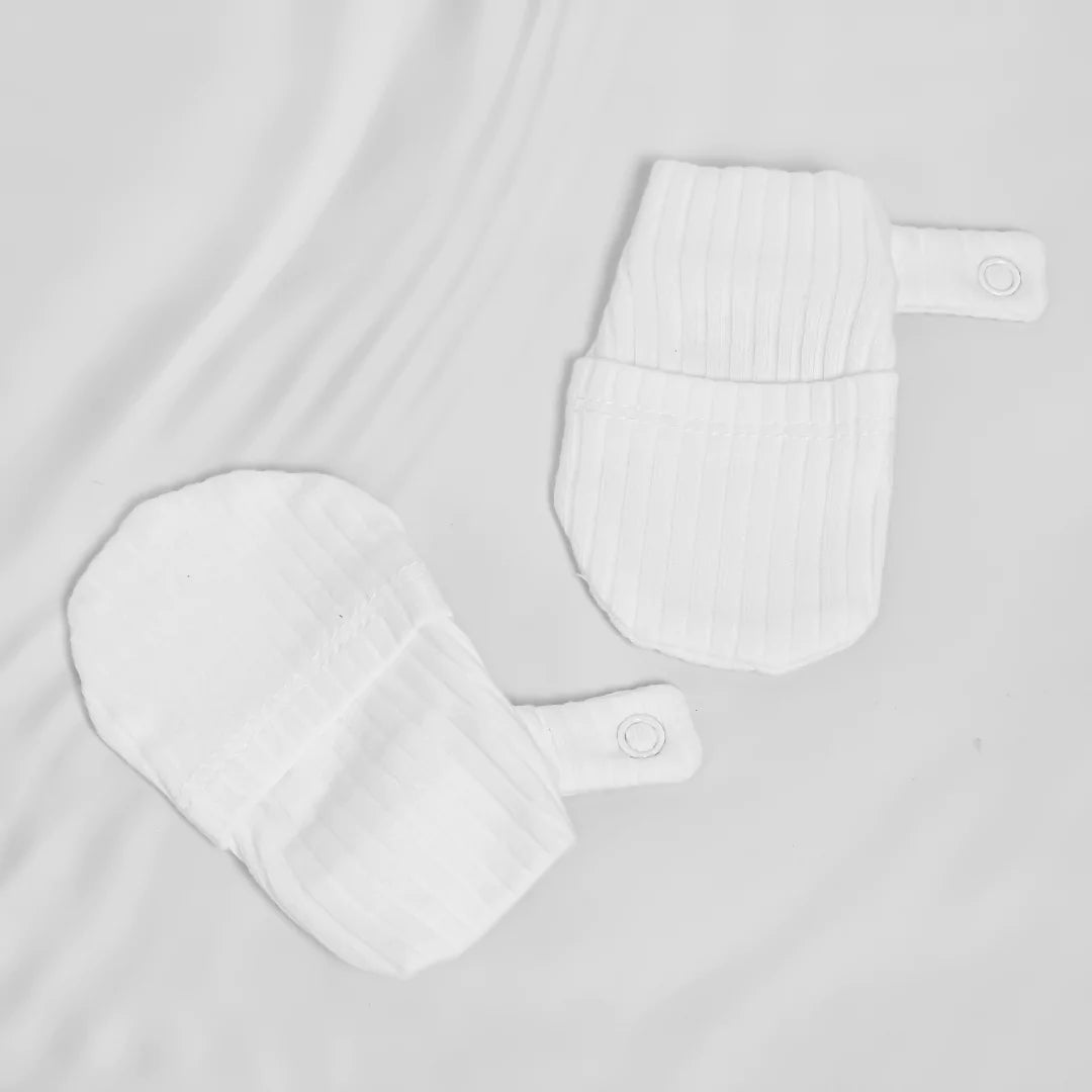 Organic Cotton Booties & Mittens Set