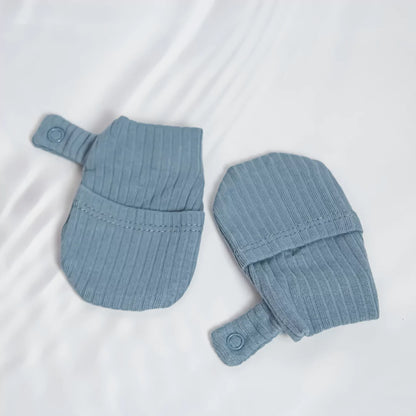 Organic Cotton Booties & Mittens Set