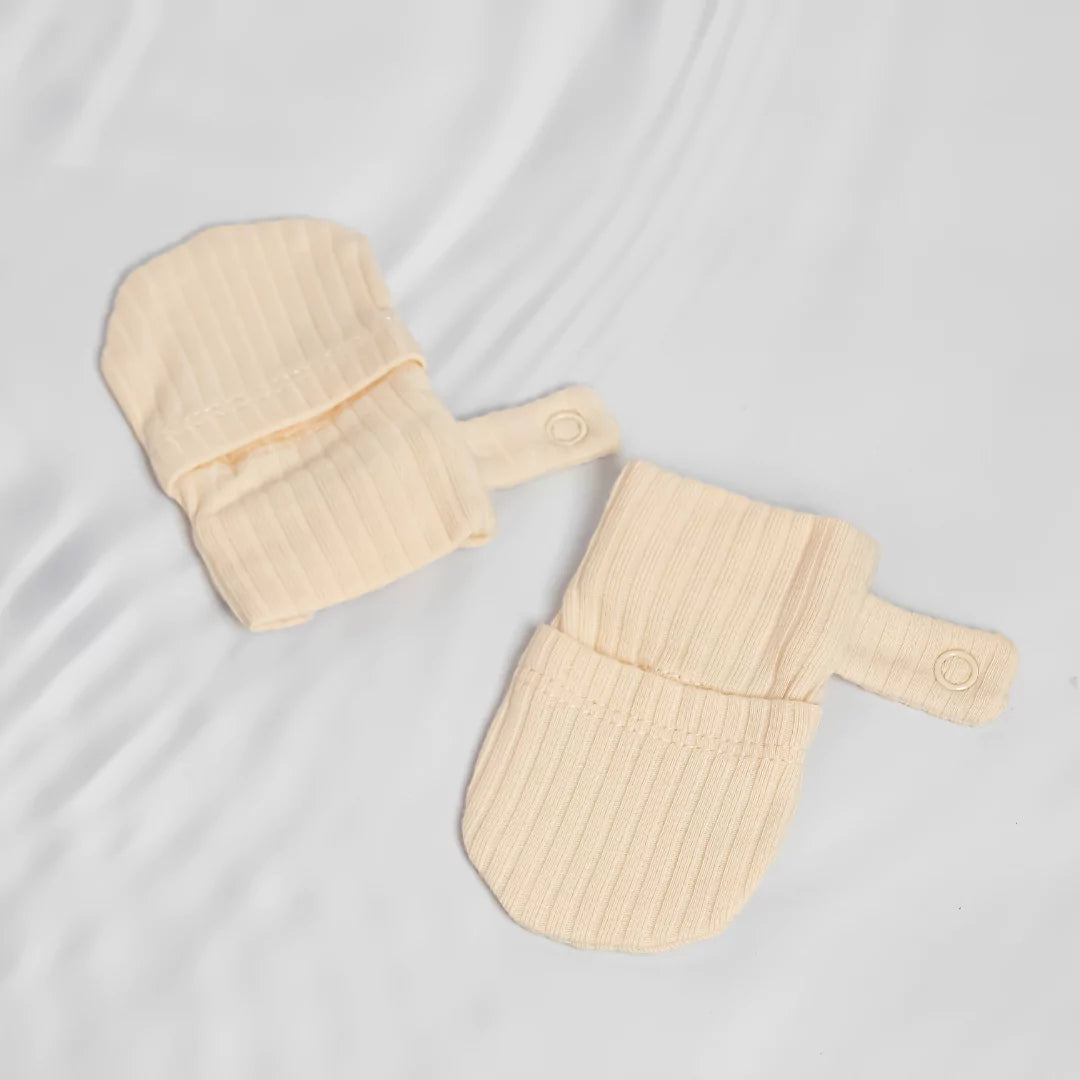 Organic Cotton Booties & Mittens Set