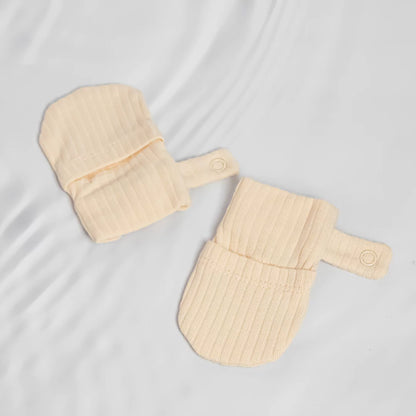 Organic Cotton Booties & Mittens Set