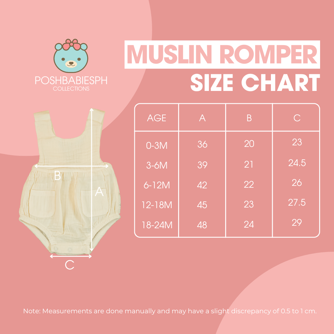 Organic Cotton Muslin Romper for Girls